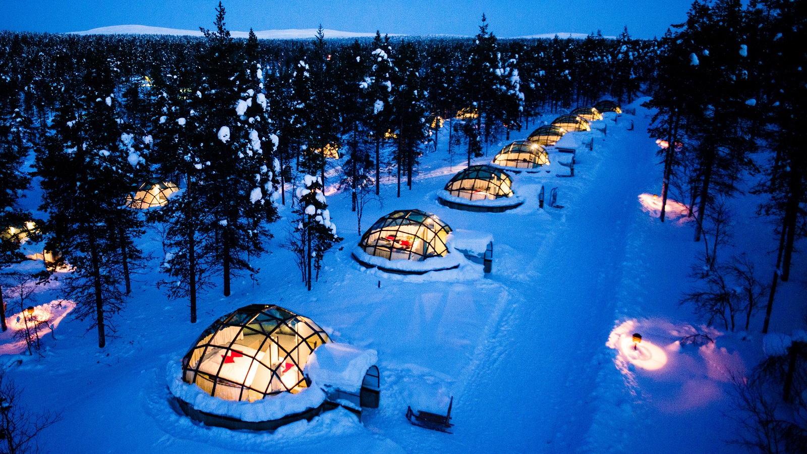 Coolest place to stay and see the Northern Lights